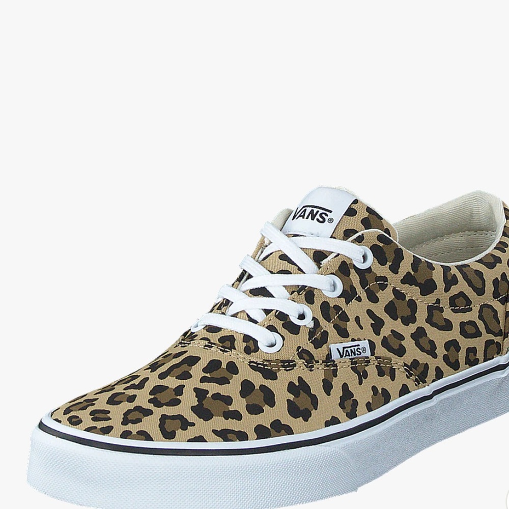Vans Women's Tan Leopard Sneakers
